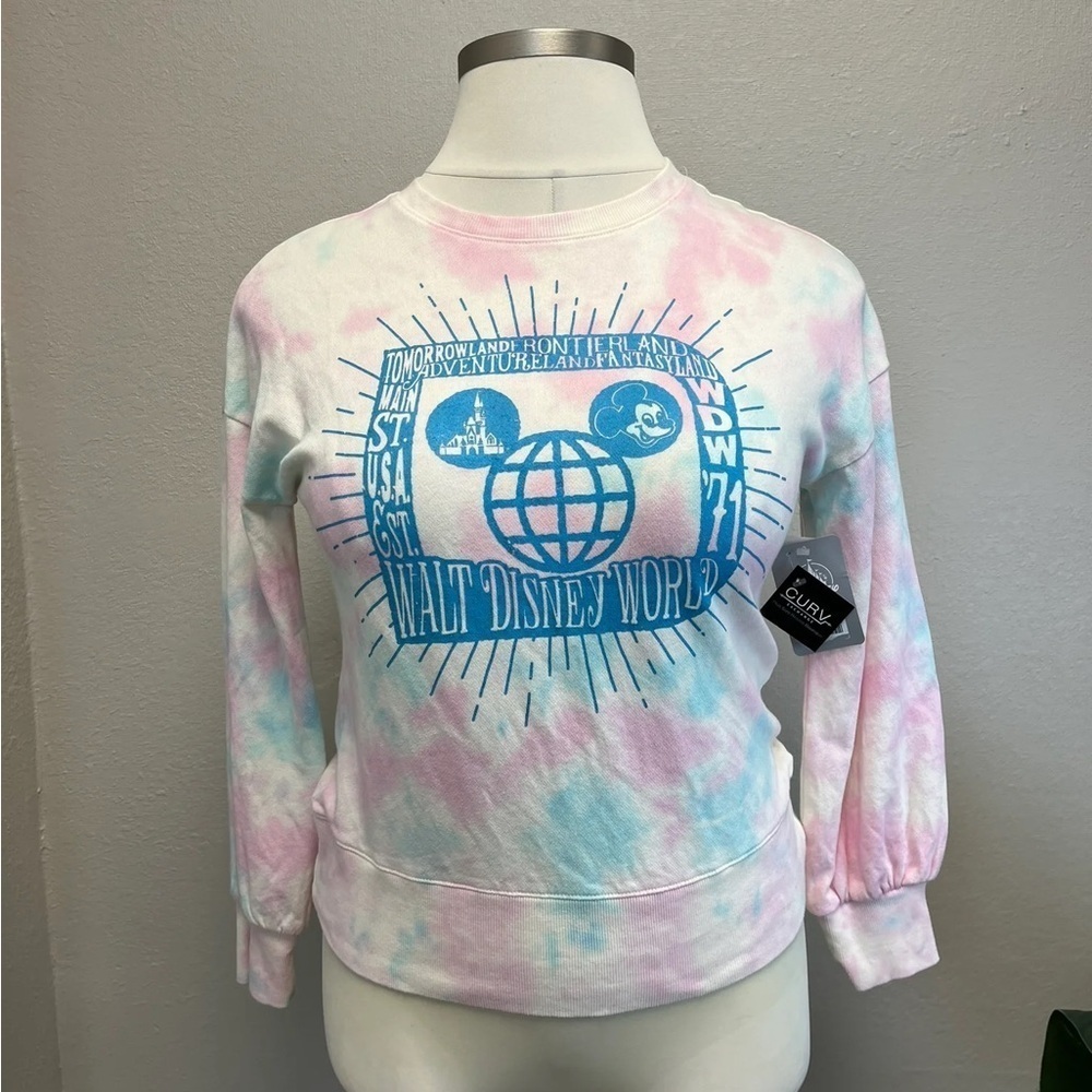 Disney Tie Dye Crewneck - New - Size L
